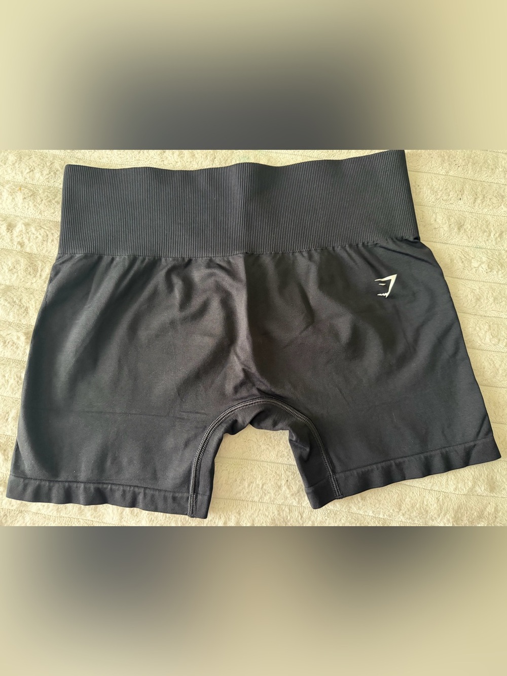 Gymshark Black Performance Shorts with Branded Waist Tag